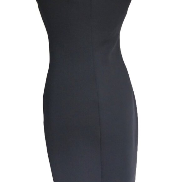 Max Mara Leisure Mammola Neoprene Tank Navy Dress USA Size Medium - Picture 7 of 16